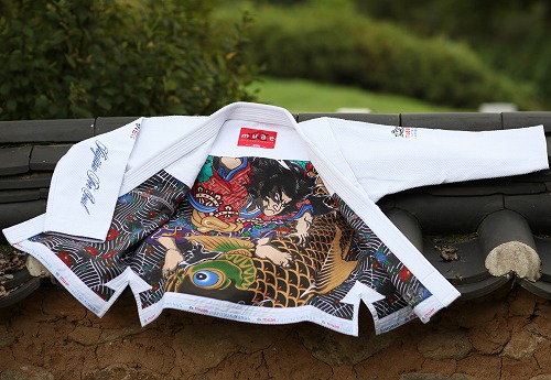 kimono jujitsu bresilien muaewear avec intérieur imprimé