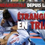 Technique de Jujitsu: clef d'étranglement en triangle